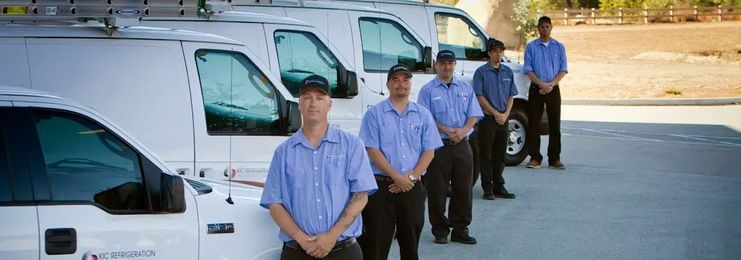 KIC Refrigeration crew ready for Mini Split Repair jobs across Joshua Tree
